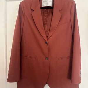 Forte forte burgundy/rust blazer